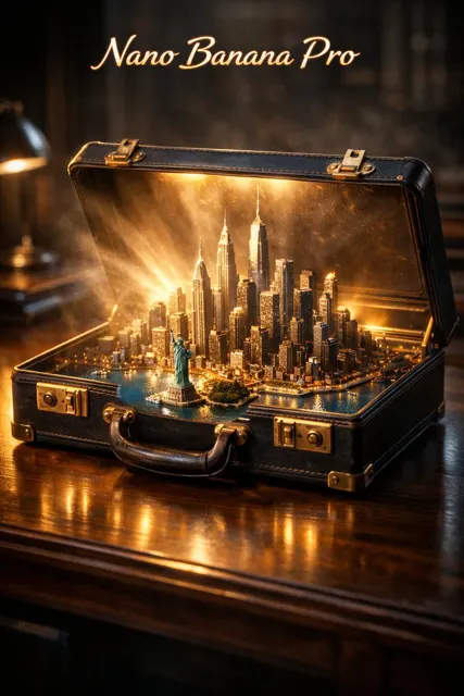 Cinematic mystery briefcase reveal