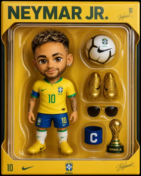 Stylized collectible toy package design