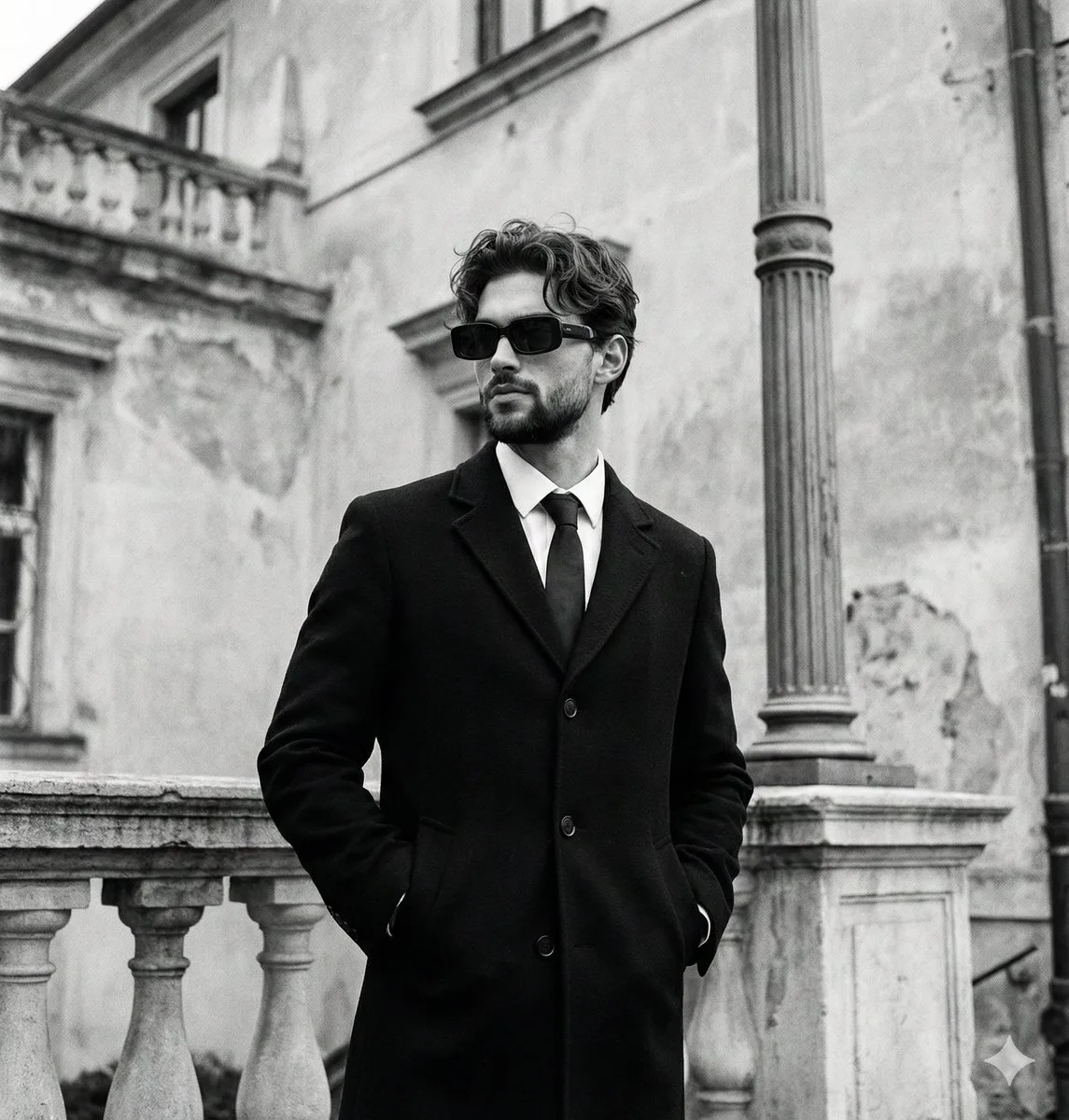 Moody monochrome gentleman — After