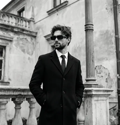 Moody monochrome gentleman