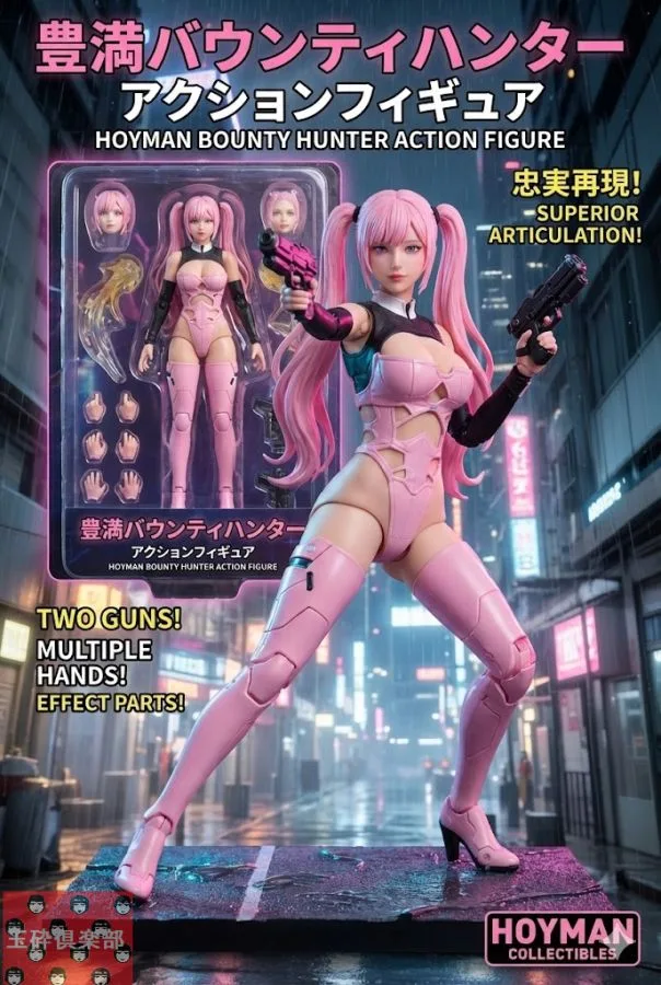 Commercial action figure poster — Sonra