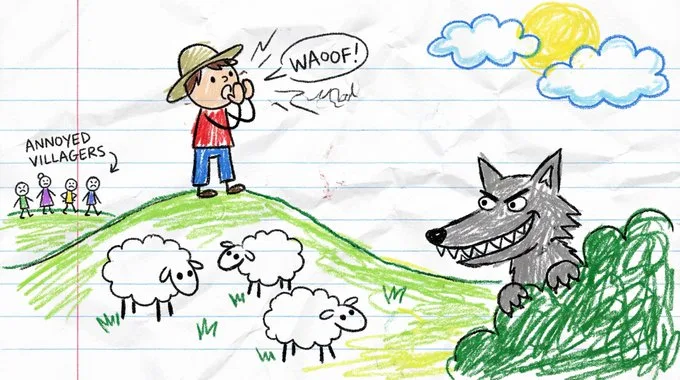Childlike crayon doodle — After