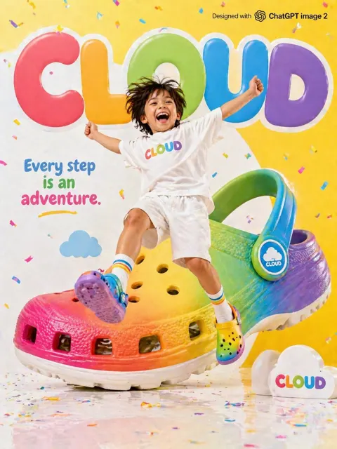 Cloud shoes joyful ad