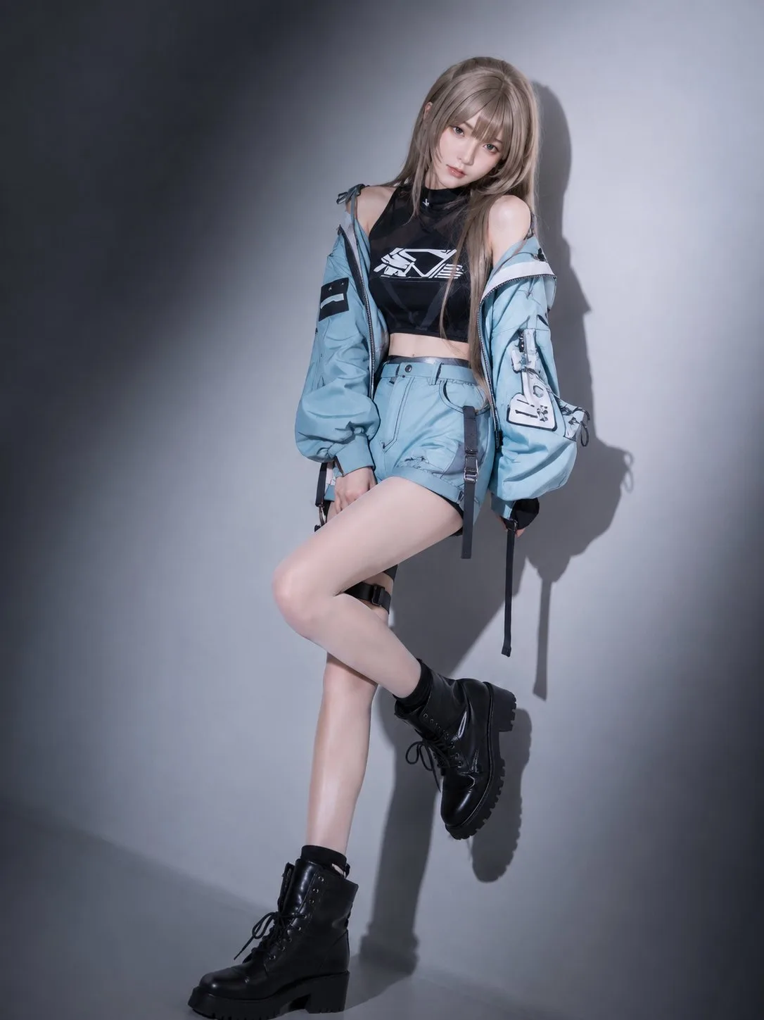 High end fashion editorial realistic clothing swap — Sonra