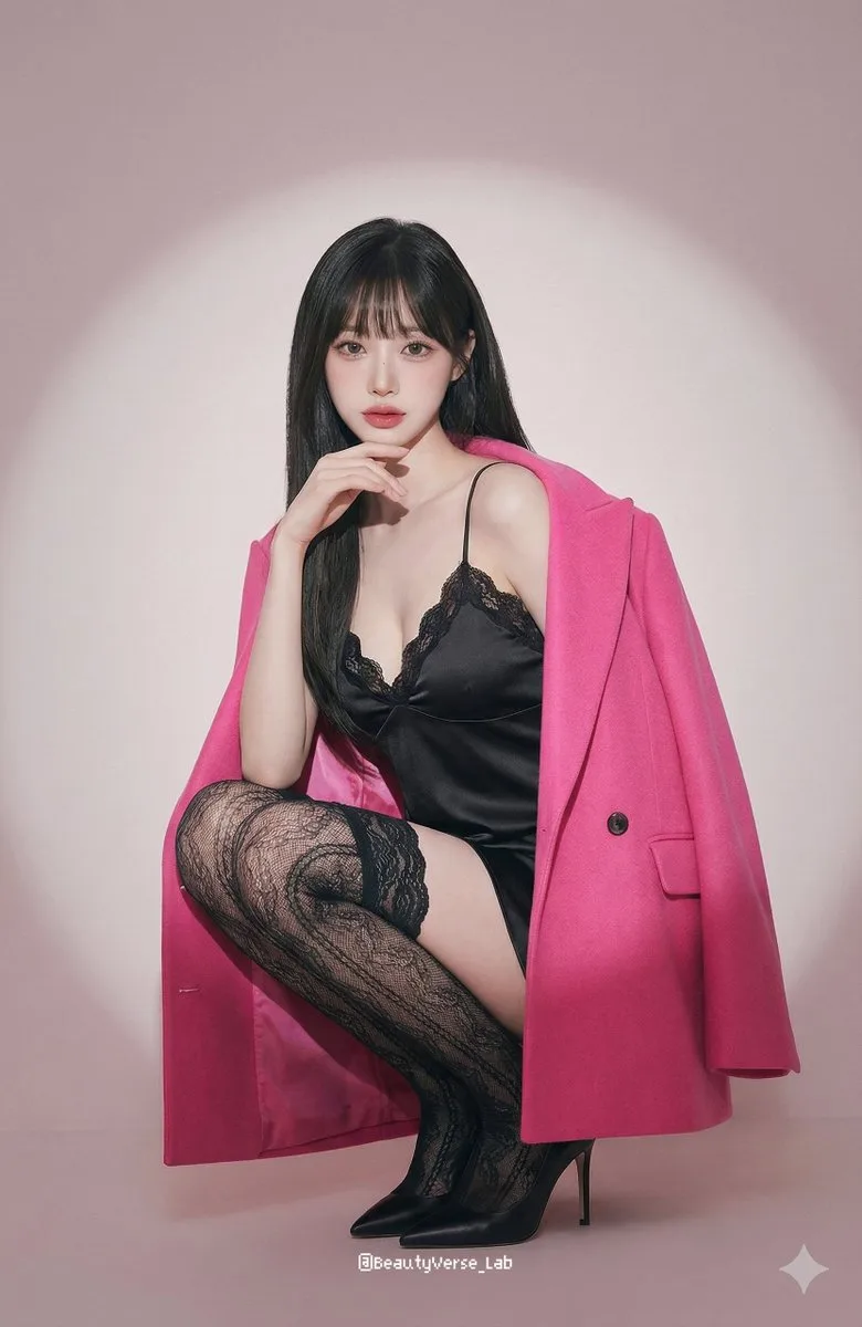 Spotlight pink trench coat fashion — Sonra