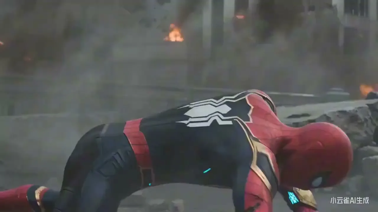 Sunset temple battle spiderman vs monkey king — Sonra