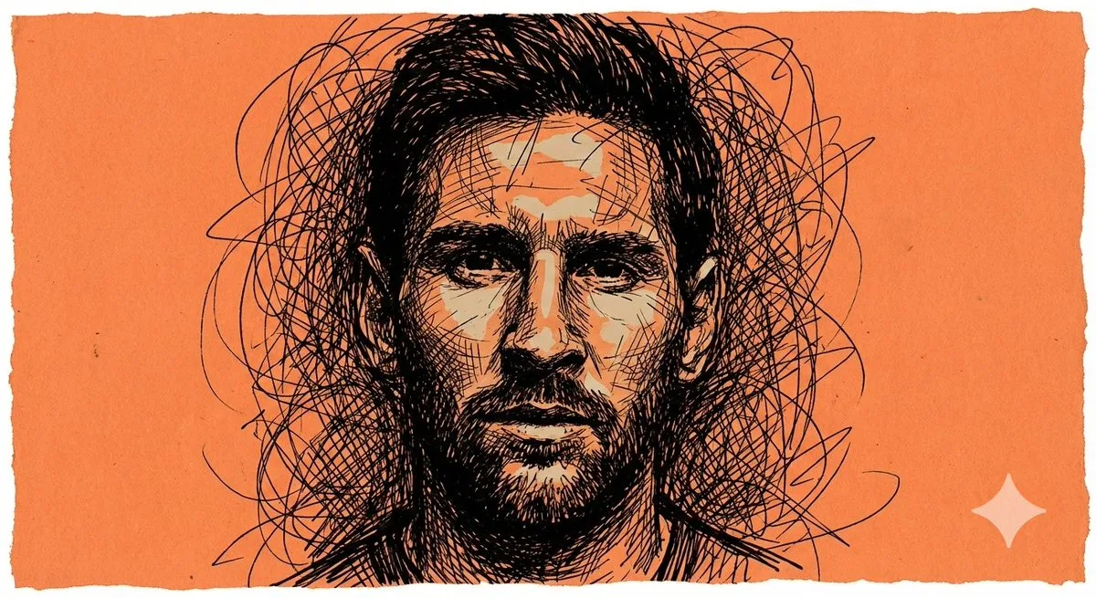 Chaotic ink face poster — Sonra
