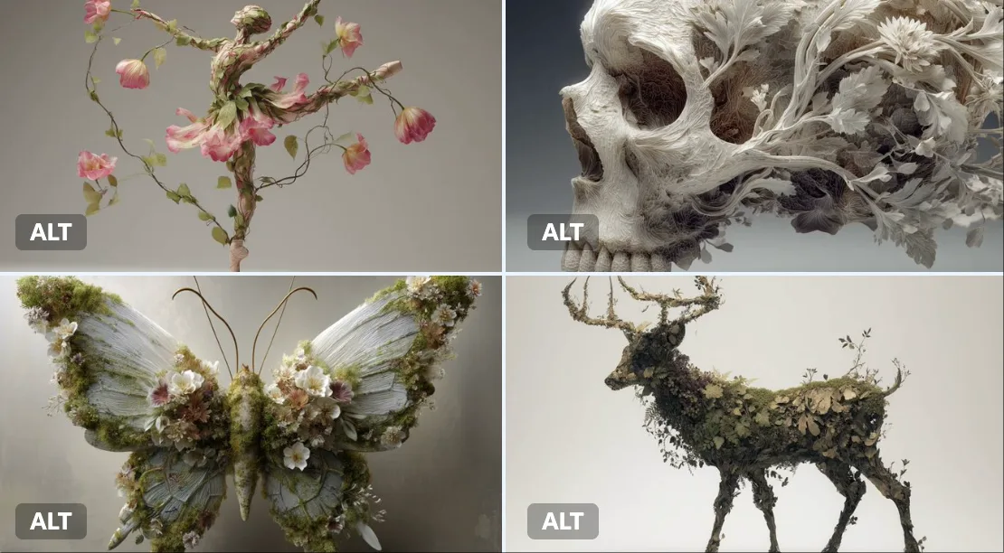 植物雕塑 — Sonra