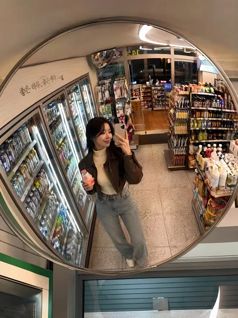 Late night korean mart mirror snap 1784164024323