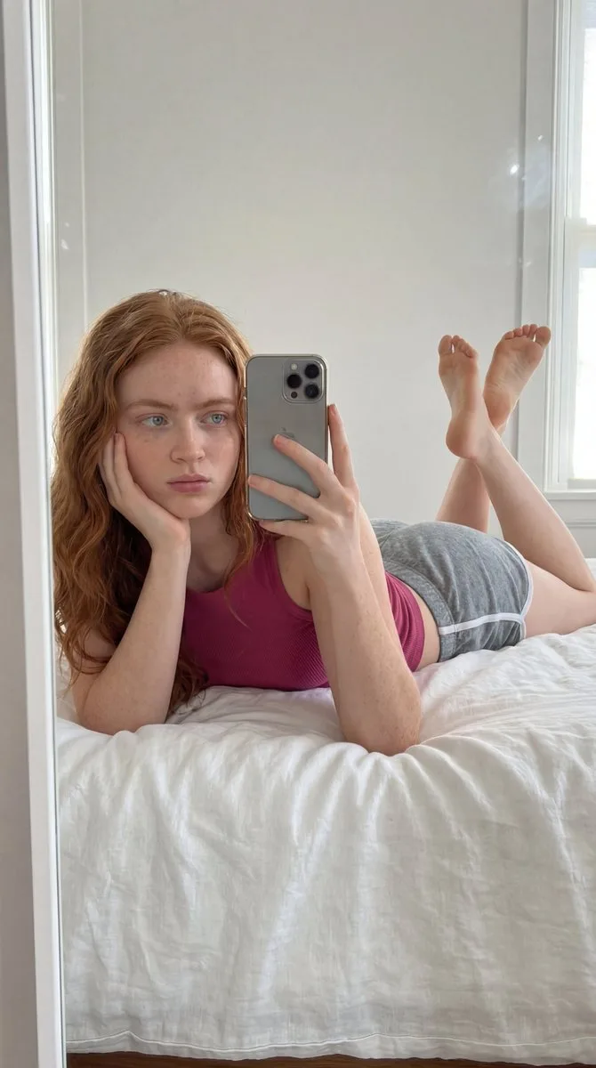 Ana de armas bedroom selfie — Sonra
