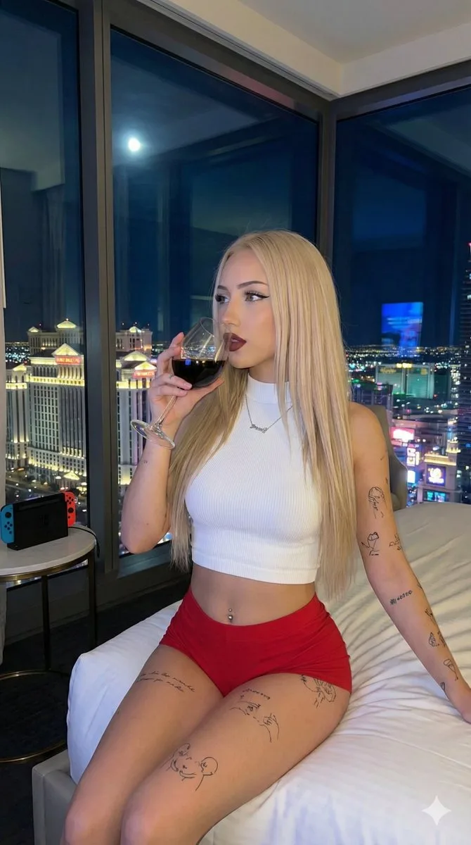 Vegas night blonde wine — Sonra