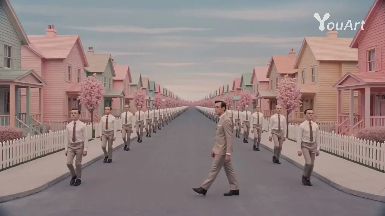 Wes anderson ai control dark comedy — After