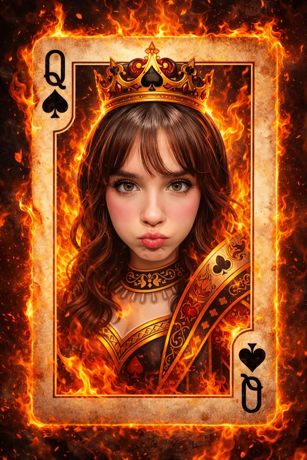 Blazing queen of spades — Sonra