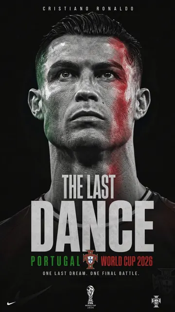 Ultra realistic bw cinematic sports poster player last dance