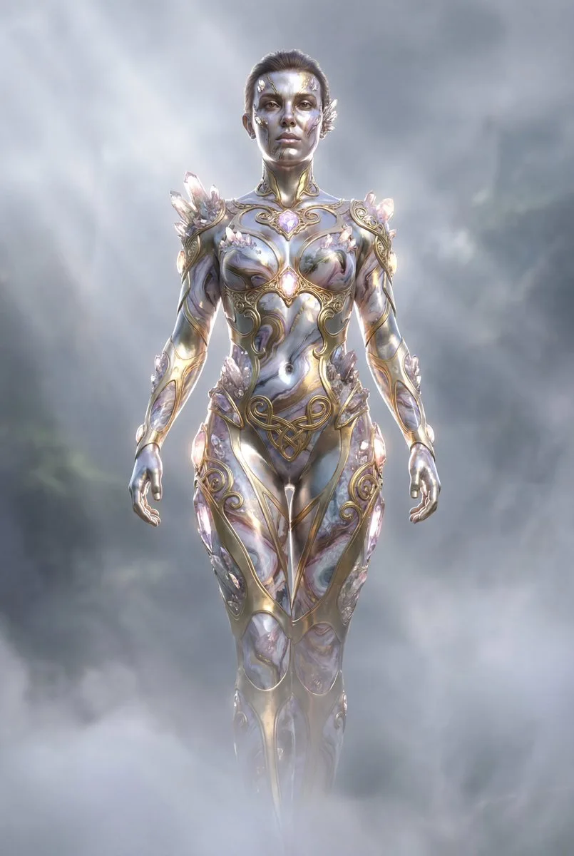 Metallic gemstone goddess mist — After