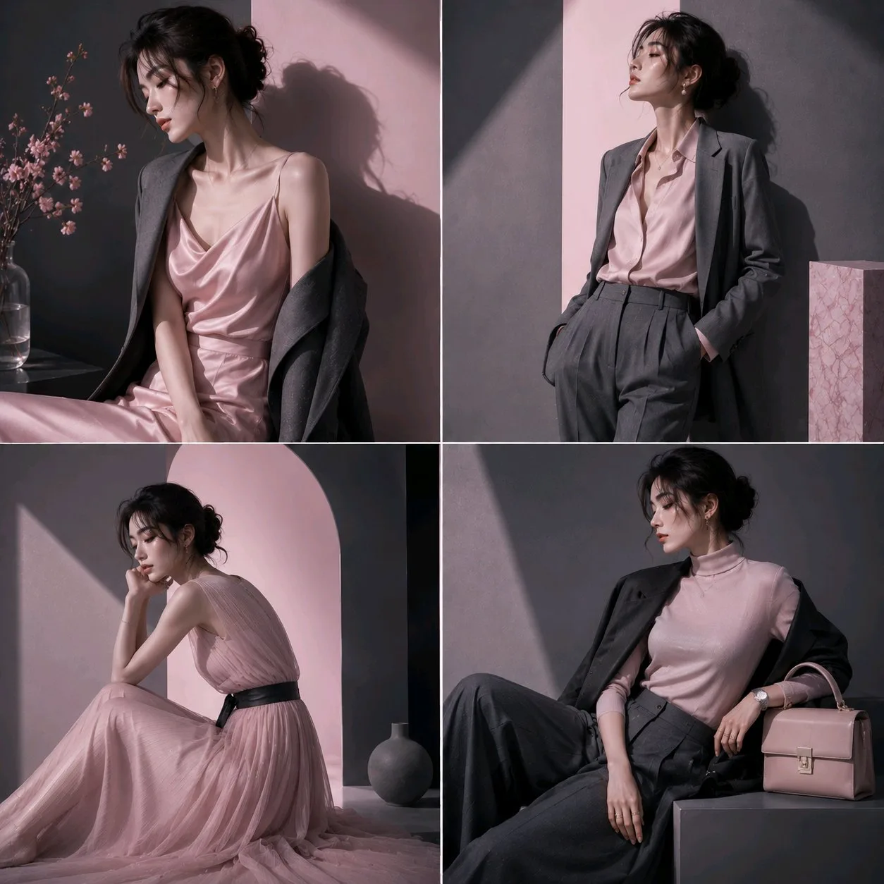 International fashion magazine style asian model — Sonra