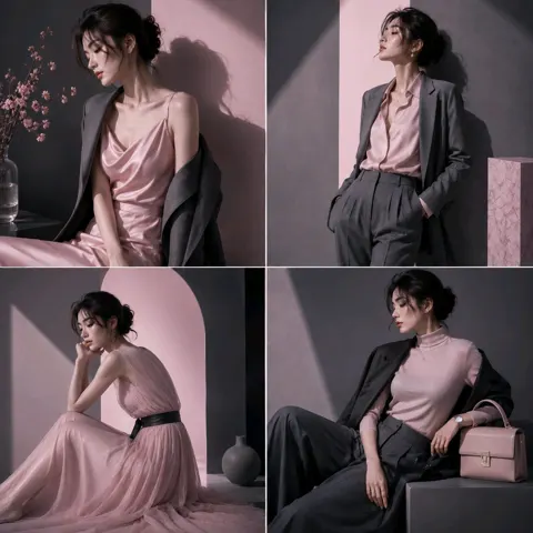 International fashion magazine style asian model