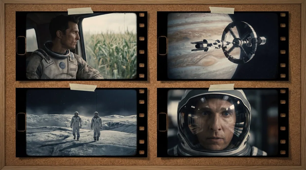 Interstellar cinematic storyboard — After