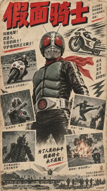 Chinese movie poster montage design