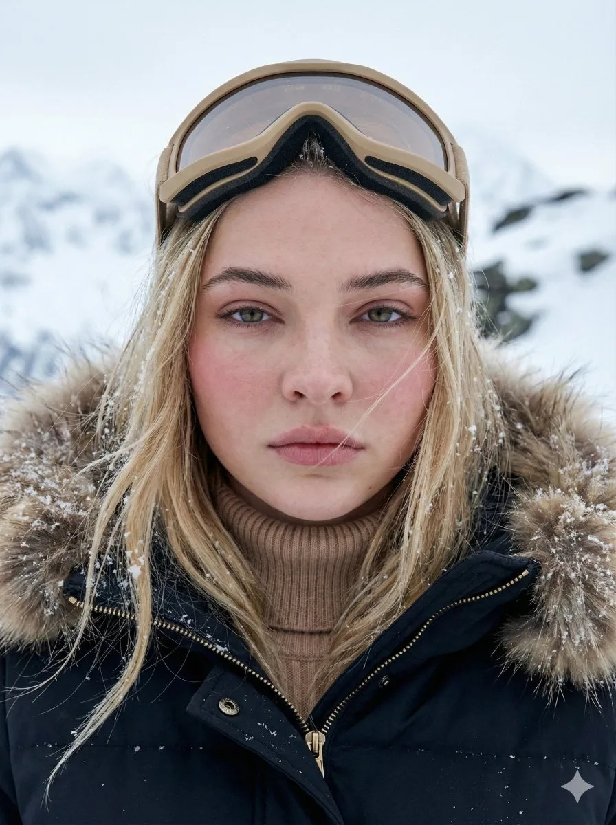 Crystal blue eyes nordic snow — After