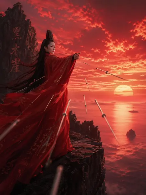 Heimu ya red flying needle cliff