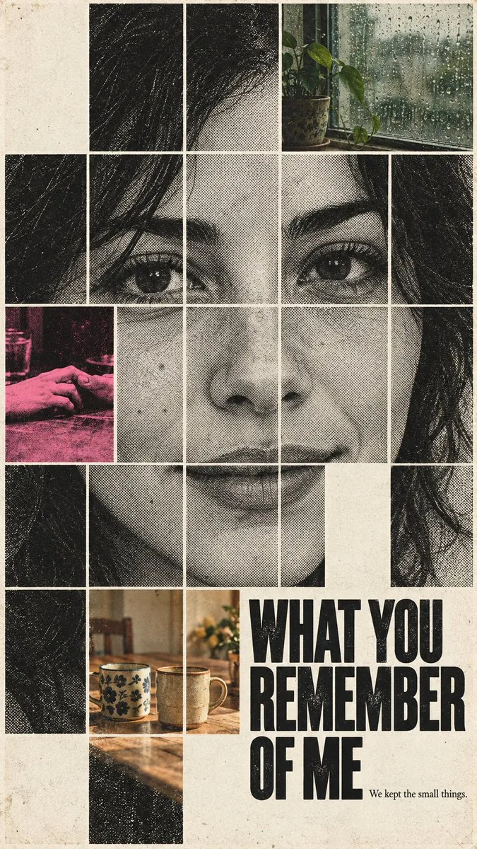 Arthouse editorial poster shared memories — Sonra