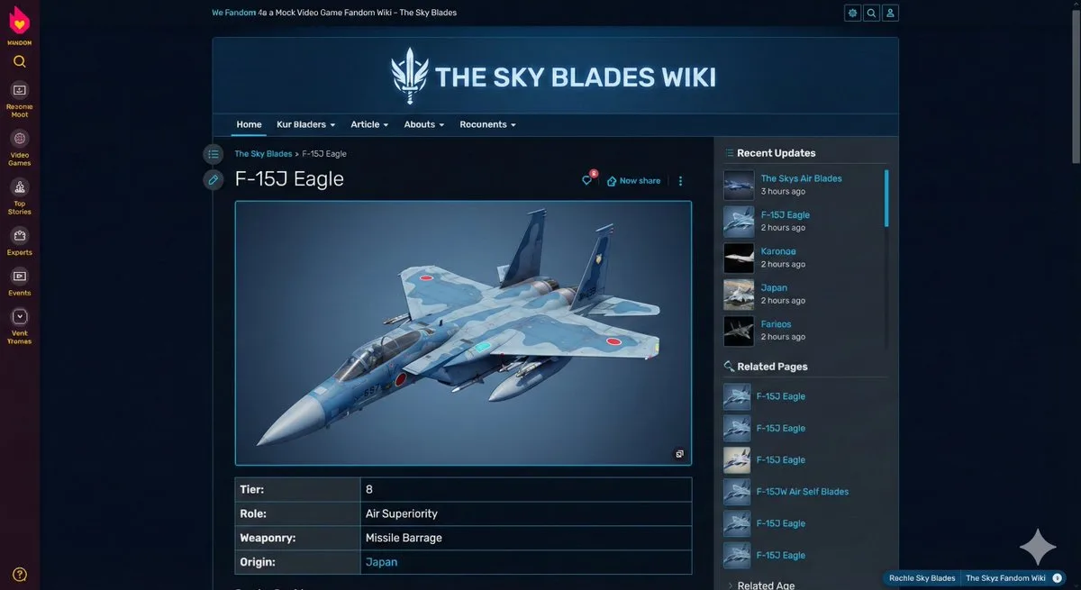 Video game wiki sloth tuna f15j — After
