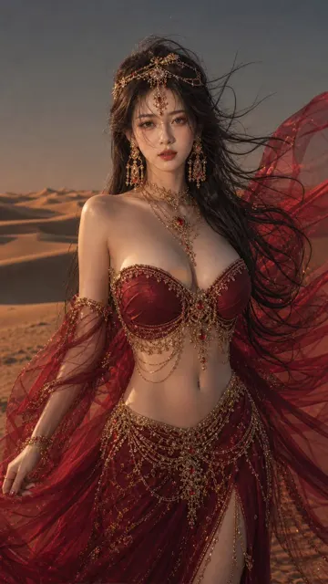 Exotic dancer full of charm