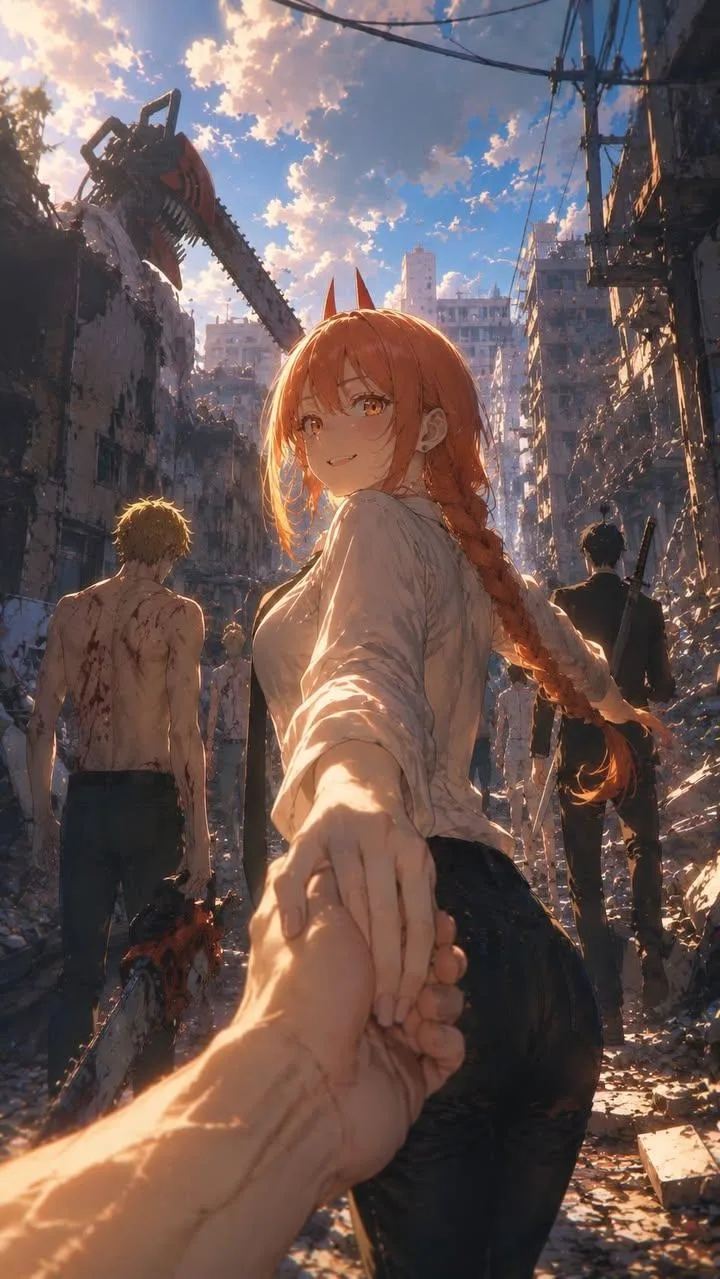 Makoto shinkai style girl on rainy tokyo street anime — After