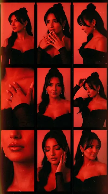 Red gel film contact sheet