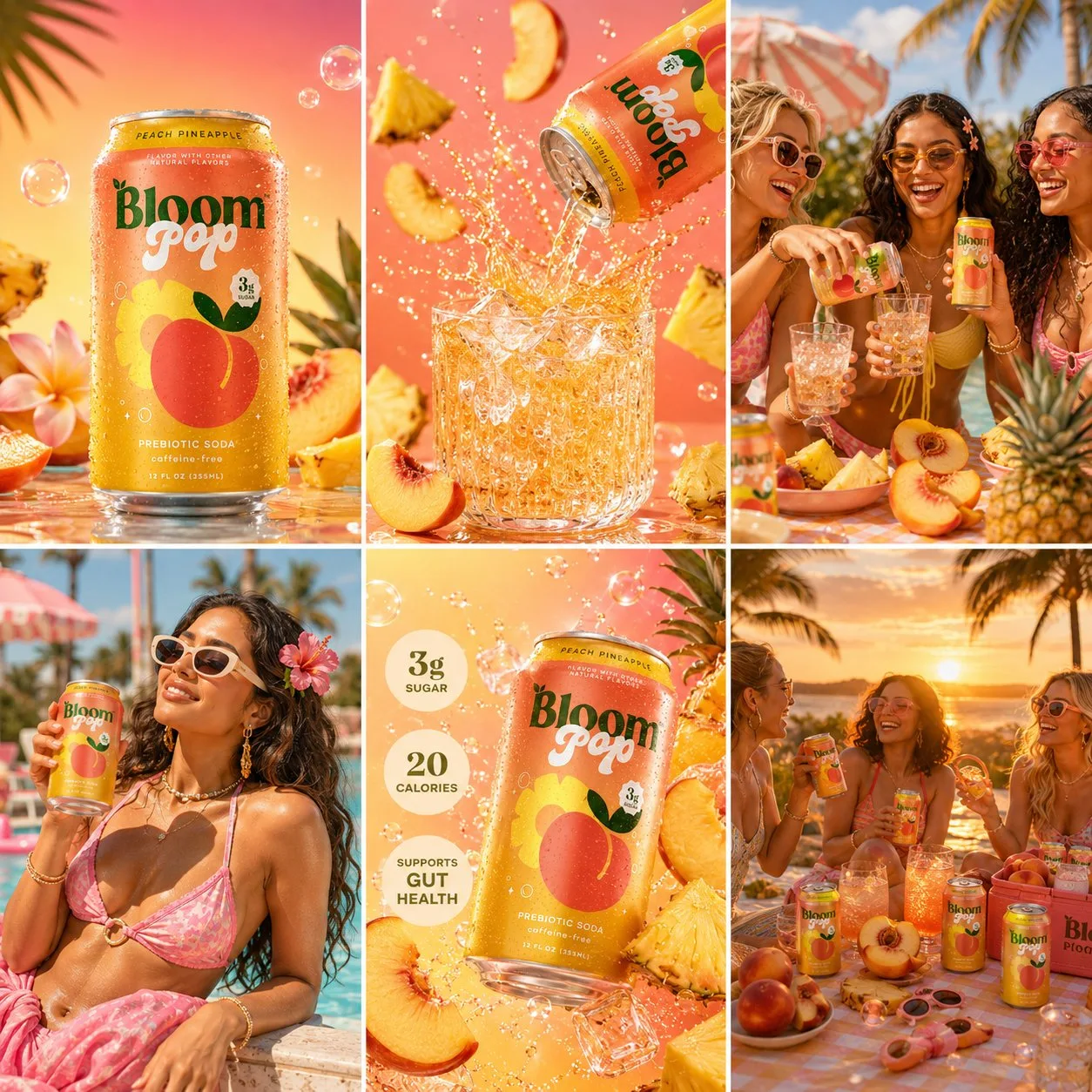 Bloom pop peach pineapple dopamine wellness v2 — Sonra