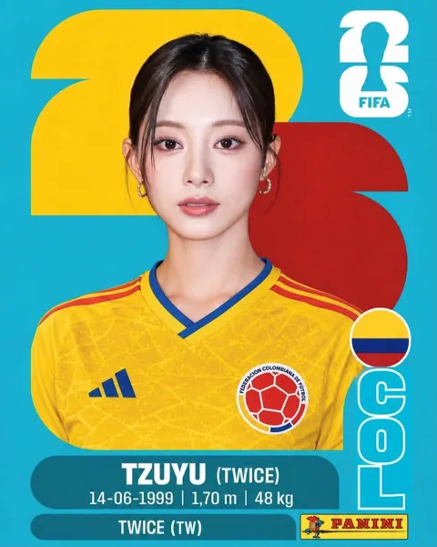 Panini fifa 2026 kpop colombia sticker card