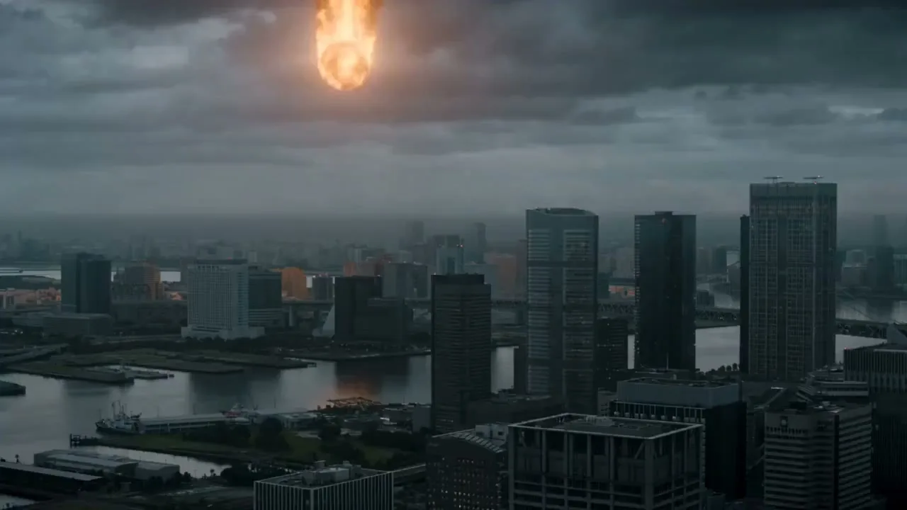 Hollywood apocalyptic meteor impact — Sonra
