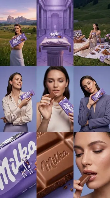 Vogue high fashion storyboard grid prompt