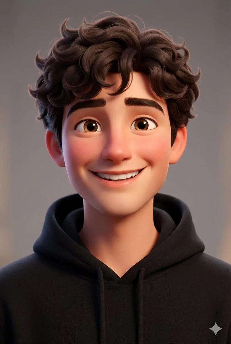 Warm pixar 3d character art — Sonra