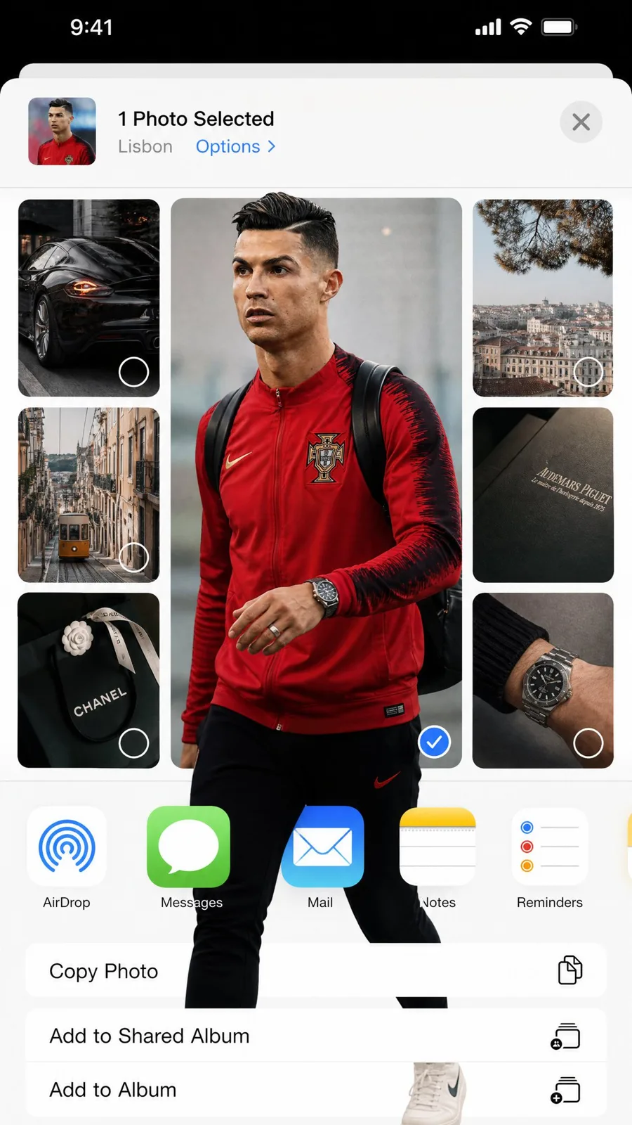 Ios interface fashion collage out of frame — Sonra