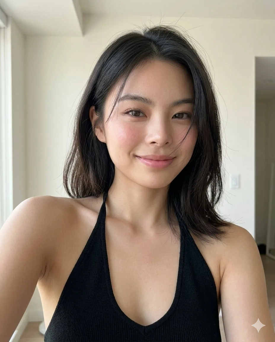 Hyper realistic iphone 17 pro selfie portrait — Sonra