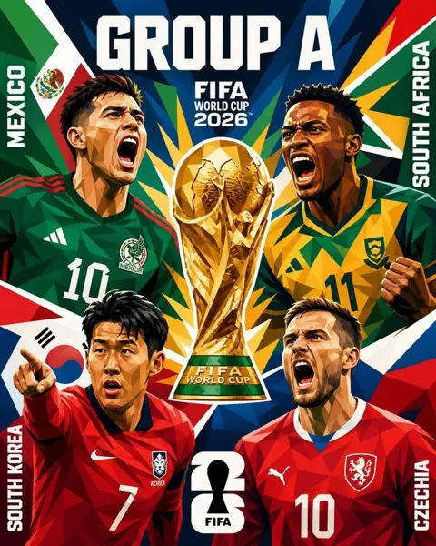 Fifa world cup 2026 group d geometric poster