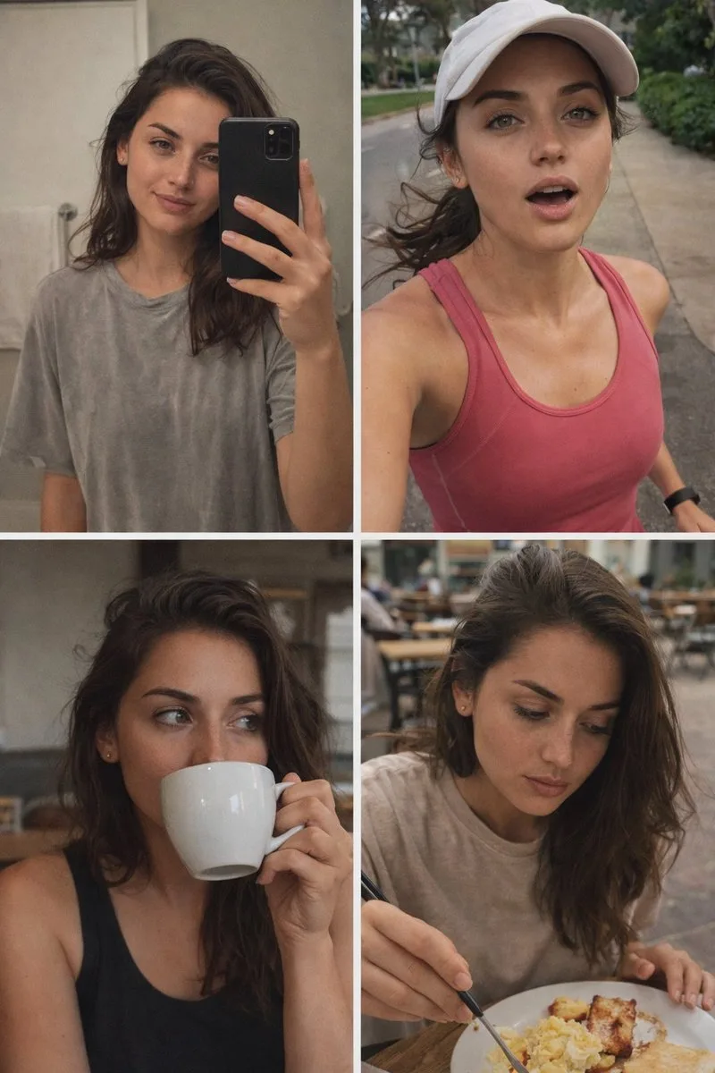 Ana de armas daily life grid — Sonra