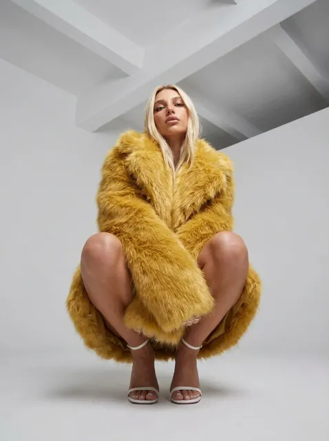 Golden fur editorial portrait