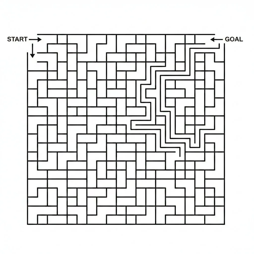Impossible paradox maze — After