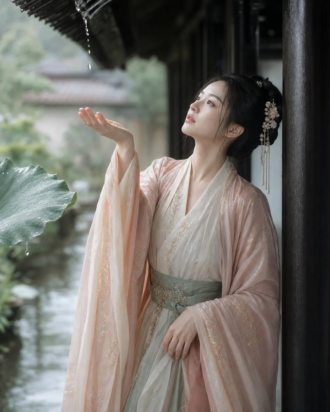 Oriental ancient style female fashion editorial — Sonra