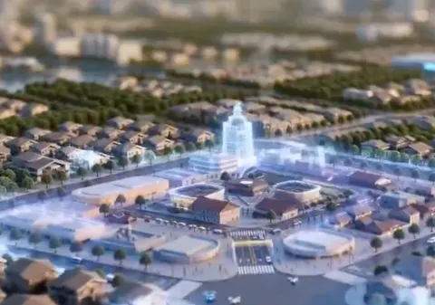 Silicon valley miniature city rise