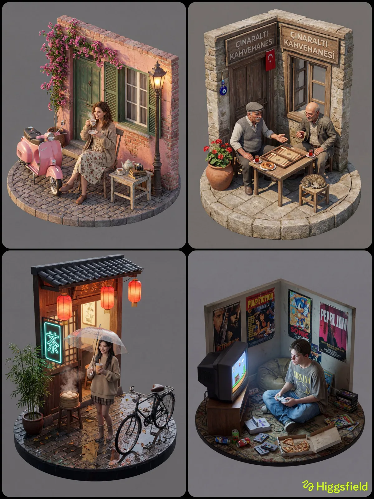 超逼真3D等距视图 — After