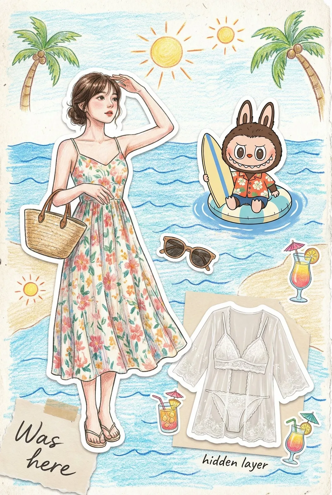 清新蓝色手账 — After