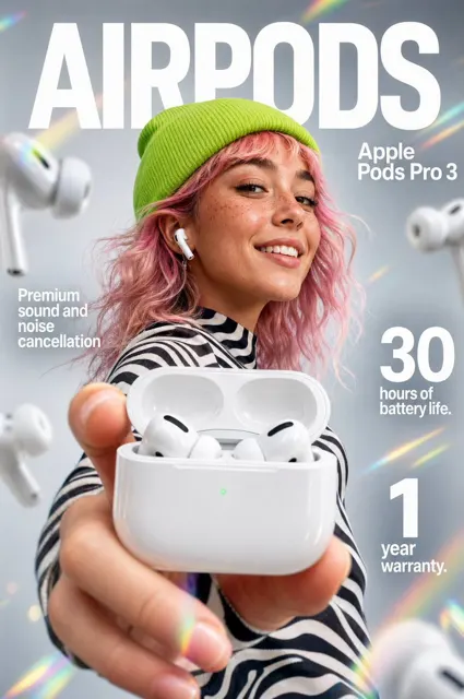 High impact earbud ad