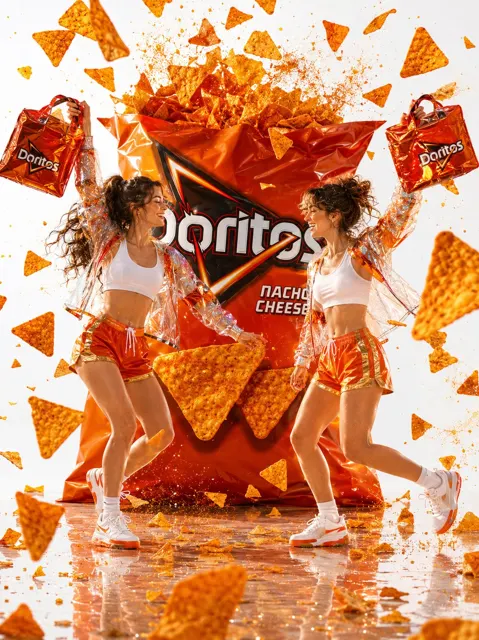Doritos high fashion street sport commercial photography