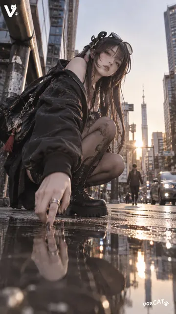 Character real life urban fashion street snap