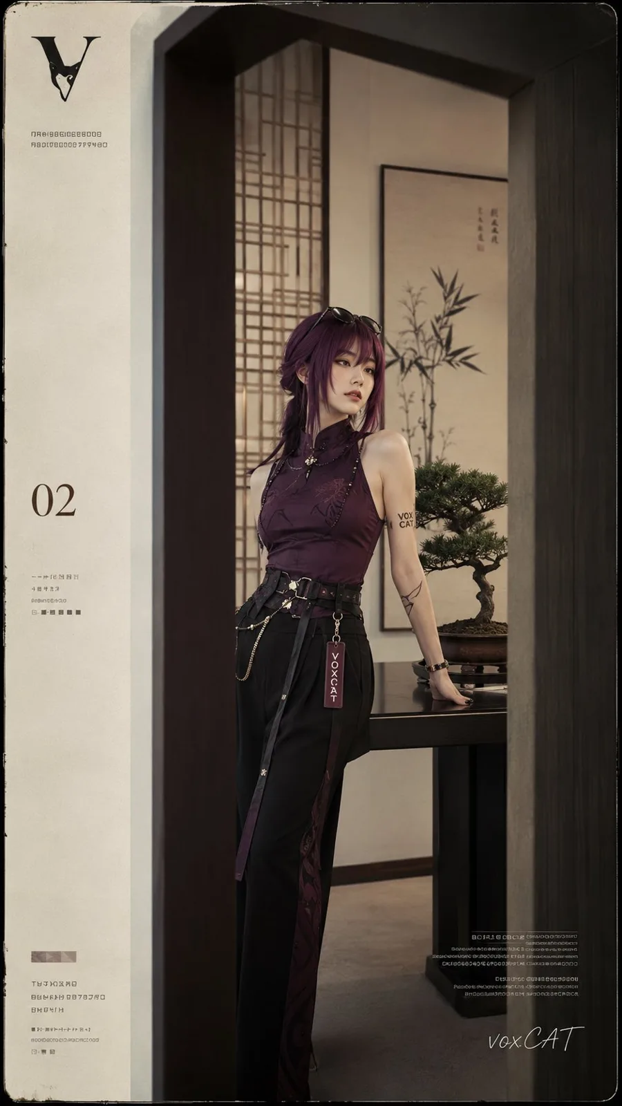 New chinese style east asian female lookbook — After