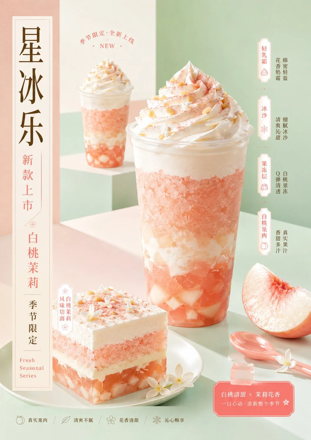 Frappuccino new product commercial visual poster — After